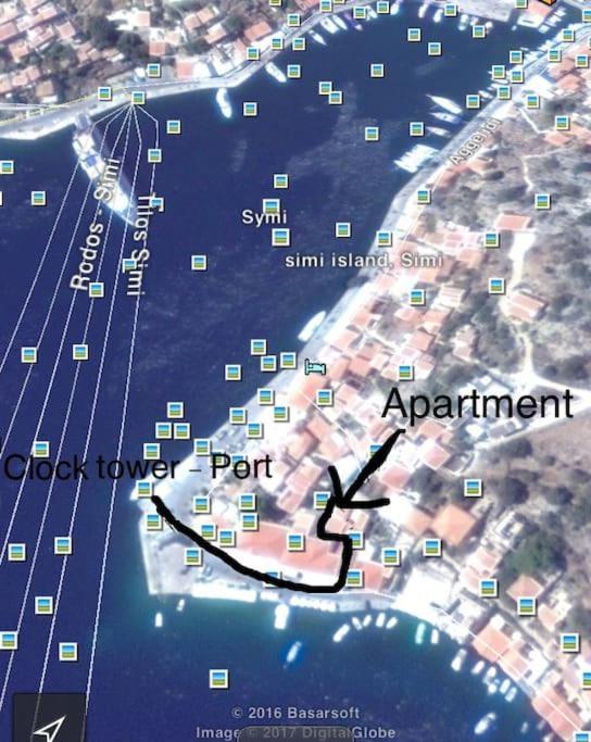Aegli Apartments Deluxe Symi Exterior foto
